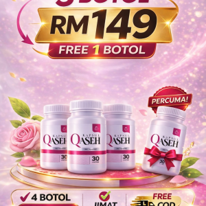 Kapsul Qaseh 3 Botol
